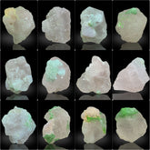 Morganite with Green Tourmaline from Afghanistan