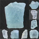 Etched Aquamarine Crystals Lot from Skardu, Pakistan