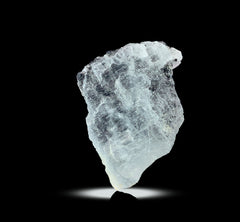 Etched Aquamarine Crystal with Schorl Tourmaline from Skardu