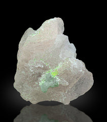Morganite with Green Tourmaline from Afghanistan