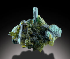 Epidote with Vesuvianite Specimens from Pakistan – Crystal Mineral Lot