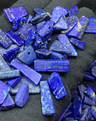 Drilled Polished Lapis Lazuli from Afghanistan – 197 g Jewelry & Keychain Lot