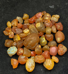 Agate Quartz from Pakistan – 265 g Rough Agate Crystal Lot