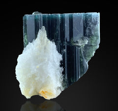 Blue Cap Tourmaline Crystals from Afghanistan – 9 Piece Crystal Lot