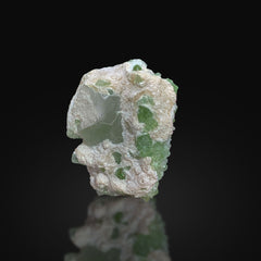 Green Tourmaline Crystals on Matrix from Afghanistan