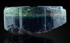 Blue Green Pink Cap Tourmaline Crystal Lot – 7 Color-Zoned Specimens