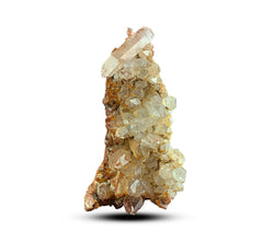 Natural Iron Coated Quartz Cluster from Pakistan