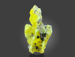 Yellow Brucite Crystals on Matrix from Baluchistan, Pakistan – 126 g | 9 Pieces