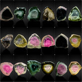 Mix Color Tourmaline Slice from Afghanistan
