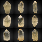 Smoky Quartz Crystals Lot from Pakistan – 473 g | 9 Pieces