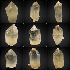 Smoky Quartz Crystals Lot from Pakistan – 473 g | 9 Pieces