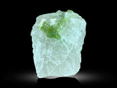 Green Tourmaline with Quartz Lot from Afghanistan – 100 g | Lot of 9