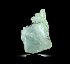 Etched Aquamarine Crystal with Schorl Tourmaline from Skardu
