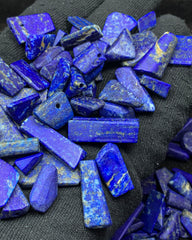 Drilled Polished Lapis Lazuli from Afghanistan – 197 g Jewelry & Keychain Lot