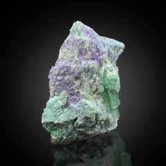 Green Tourmaline Cluster on Matrix from Afghanistan