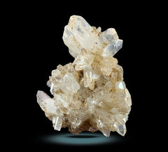 Natural Iron Coated Quartz on Matrix from Pakistan