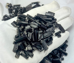 Black Tourmaline Crystals from Pakistan – 351 g Mineral Lot
