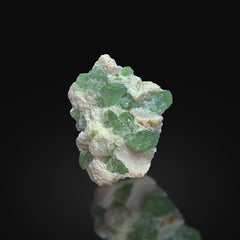 Green Tourmaline Crystals on Matrix from Afghanistan