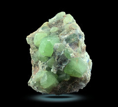 Peridot Crystals on Matrix Lot from Mansehra, Pakistan