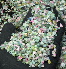 Pink & Green Tourmaline Rough Lot from Afghanistan – 448 g Mineral Lot