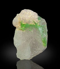 Morganite with Green Tourmaline from Afghanistan