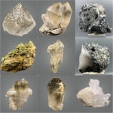 Mix Variety of Quartz Specimen Lot – 1022 g | 9 Pieces