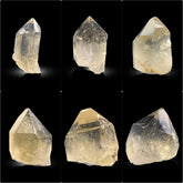 Citrine Quartz Specimen Lot from Pakistan – 266 g | 6 Pieces