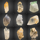 Quartz and Tourmaline Specimens Mix Lot