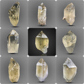 Citrine Quartz Specimen Lot from Pakistan – 1394 g | 9 Pieces