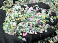 Pink & Green Tourmaline Rough Lot from Afghanistan – 448 g Mineral Lot