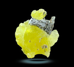 Yellow Brucite Crystals Specimen from Baluchistan, Pakistan