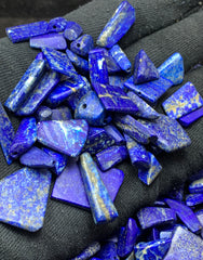 Drilled Polished Lapis Lazuli from Afghanistan – 197 g Jewelry & Keychain Lot