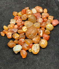 Agate Quartz from Pakistan – 265 g Rough Agate Crystal Lot