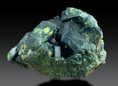 Green Epidote Specimen Lot from Pakistan – 7 Mineral Specimens