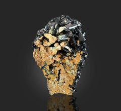 Natural Schorl Tourmaline Cluster on Matrix from Skardu, Pakistan