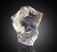 Natural Fluorite with Calcite Specimen from Baluchistan, Pakistan