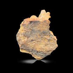Iron Coated Quartz Cluster on Matrix from Pakistan