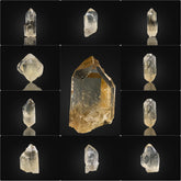 Citrine Quartz Specimen Lot from Pakistan – 765 g | 10 Pieces