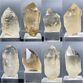 Citrine Quartz Specimen Lot from Pakistan – 455 g | 8 Pieces