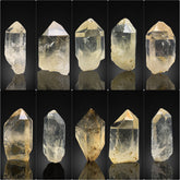 Citrine Quartz Specimen Lot from Pakistan – 218 g | 10 Pieces