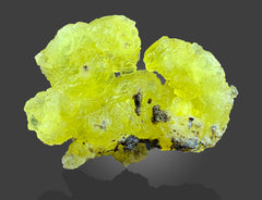 Yellow Brucite Crystals on Matrix from Baluchistan, Pakistan – 126 g | 9 Pieces