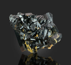 Natural Schorl Tourmaline Cluster on Matrix from Skardu, Pakistan
