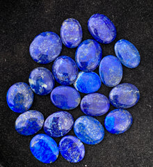 Lapis Lazuli Cabs from Afghanistan – 7 g Blue Cabochon Lot