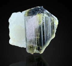 Green Cap Tourmaline with Quartz from Pakistan – 7 Piece Lot