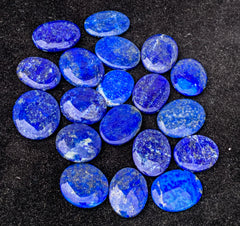 Lapis Lazuli Cabs from Afghanistan – 7 g Blue Cabochon Lot