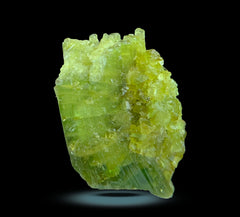 Green Tourmaline Specimen combined with Quartz from Afghanistan