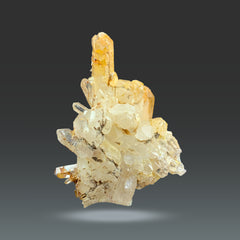 Iron Coated Quartz Cluster from Pakistan