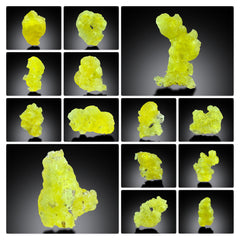 Brucite Crystals Lot from Balochistan Pakistan – 14 Pieces