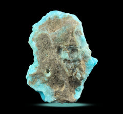 Natural Blue Aragonite Specimen from Baluchistan, Pakistan