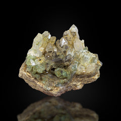Chlorite Quartz Cluster on Matrix from Baluchistan, Pakistan